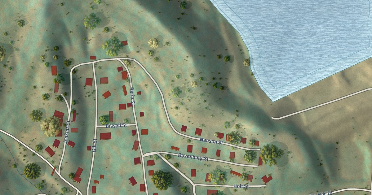 Map of Century, West Virginia in 2026
