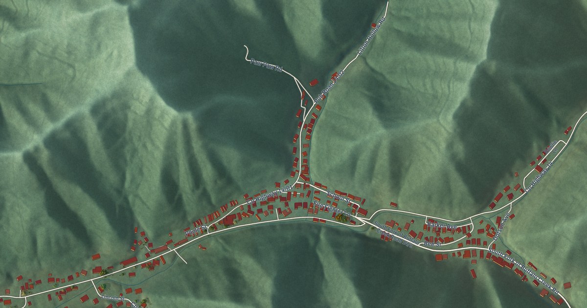 Map of Chattaroy, West Virginia in 2026