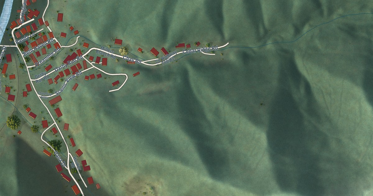 Map of Chauncey, West Virginia in 2026