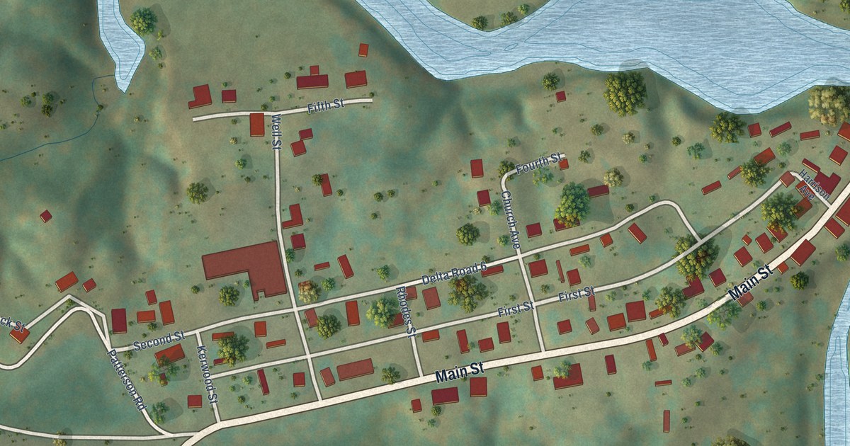 Map of Cottageville, West Virginia in 2026