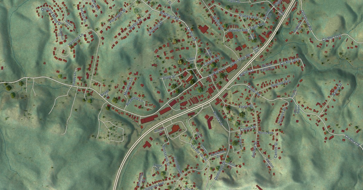 Map of Crab Orchard, West Virginia in 2026