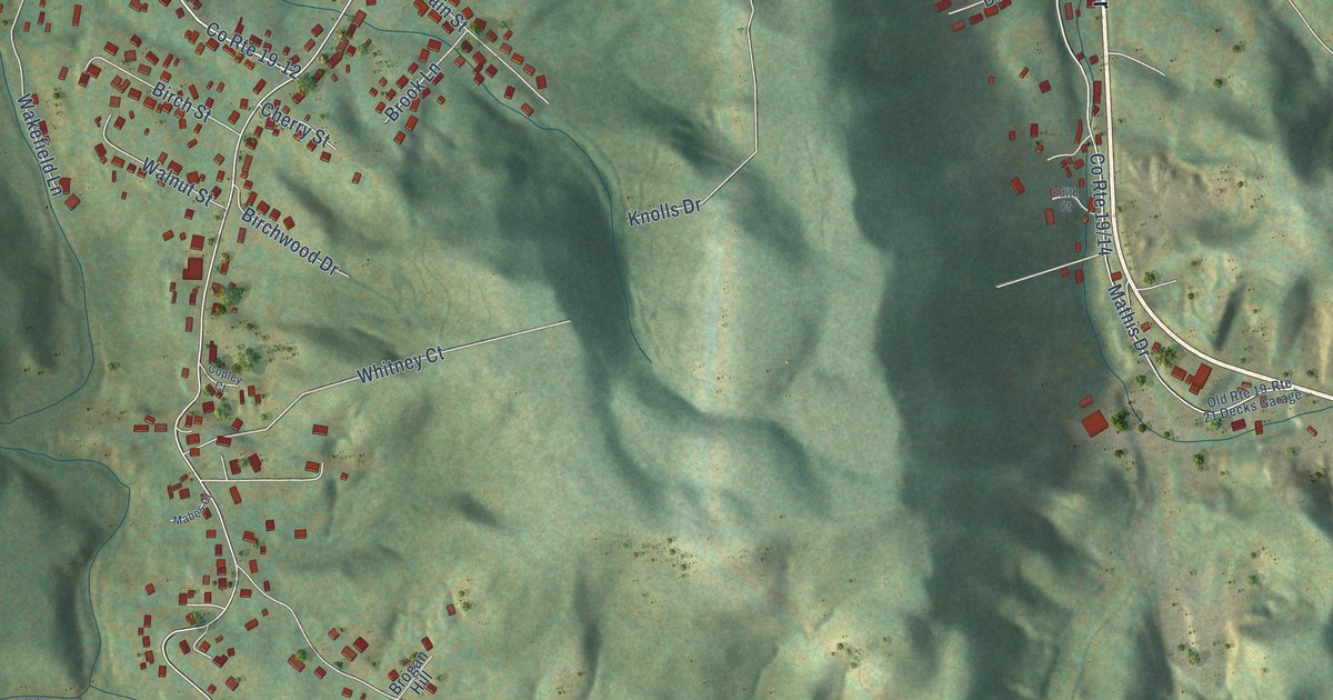 Map of Daniels, West Virginia in 2026