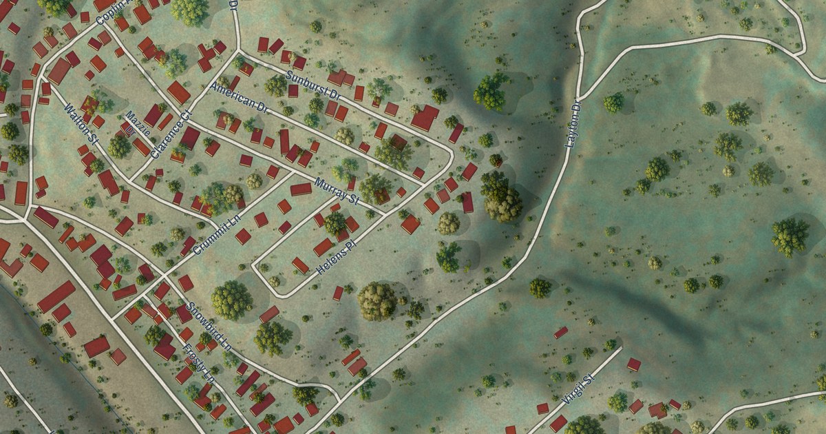 Map of East View, West Virginia in 2026