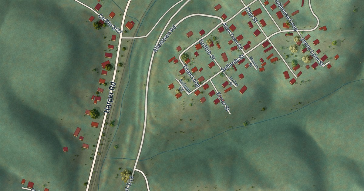 Map of Eccles, West Virginia in 2026