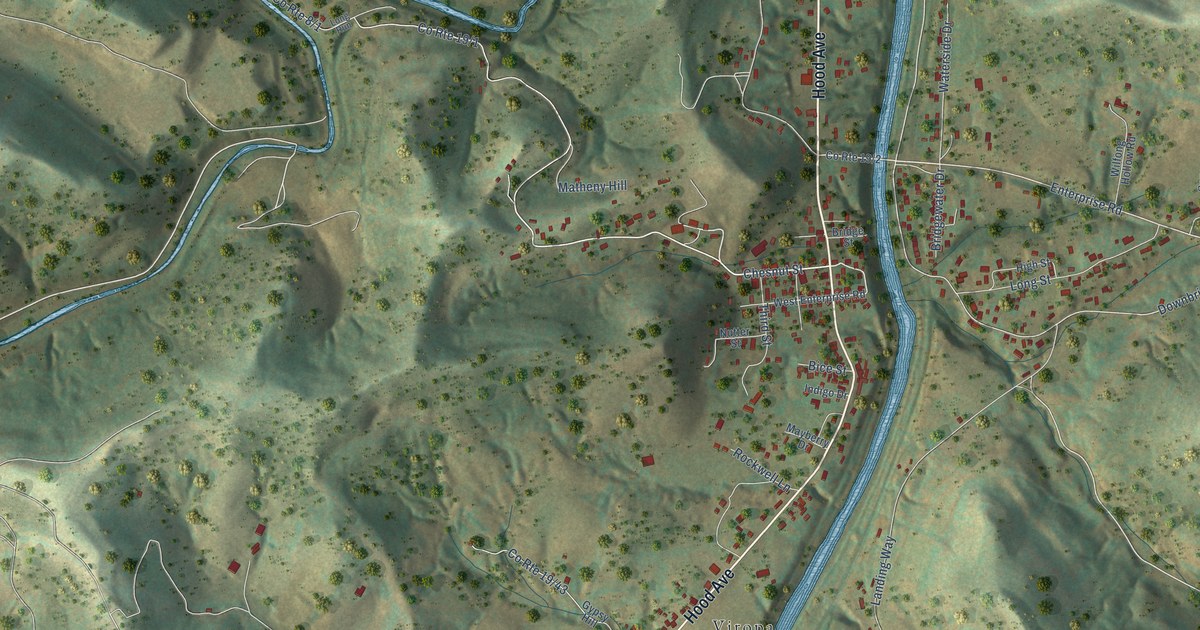 Map of Enterprise, West Virginia in 2026