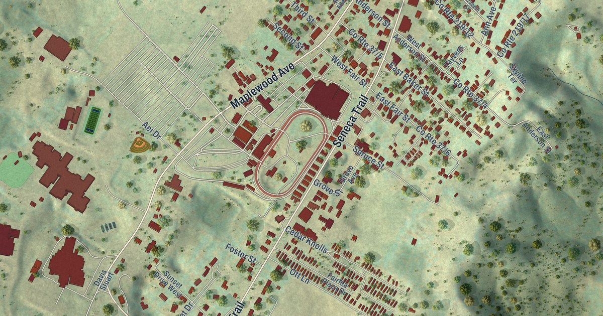 Map of Fairlea, West Virginia in 2026
