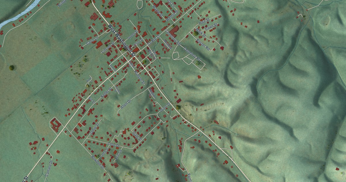 Map of Fort Ashby, West Virginia in 2026