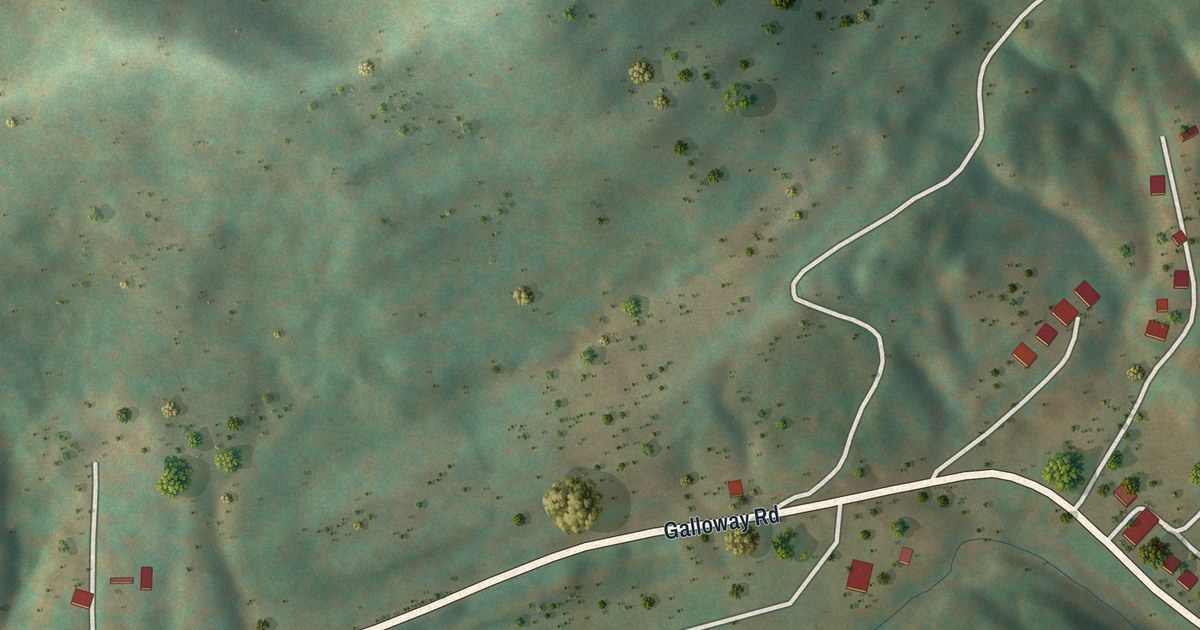 Map of Galloway, West Virginia in 2026