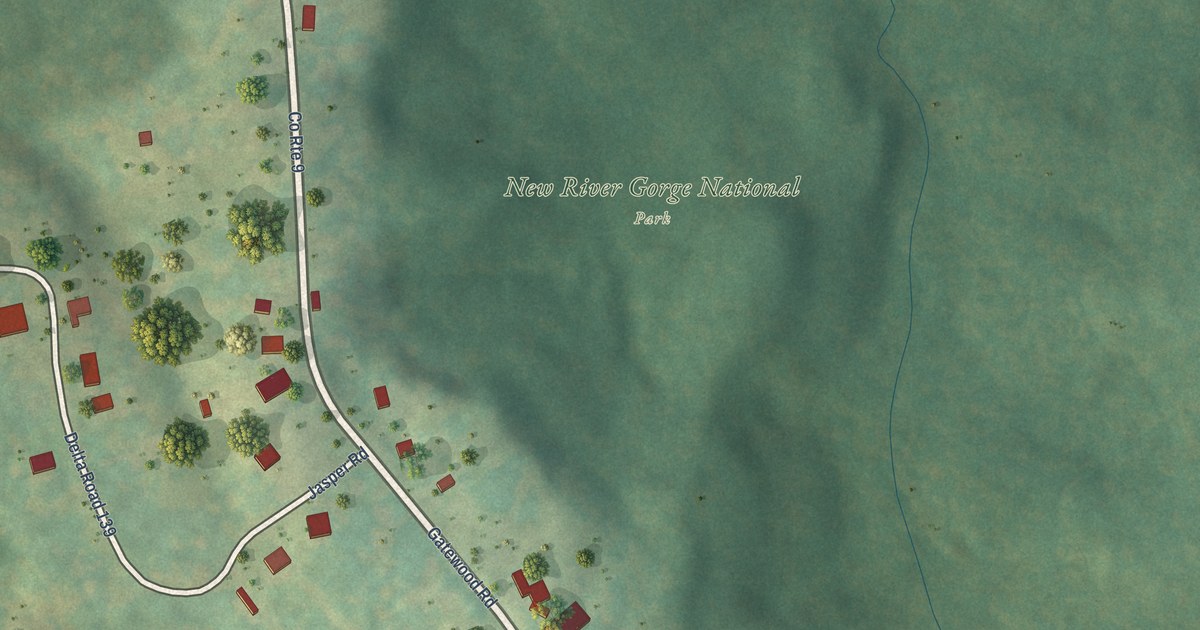Map of Garten, West Virginia in 2026
