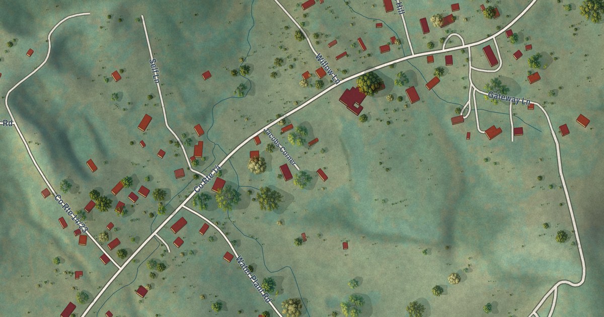 Map of Gatewood, West Virginia in 2026