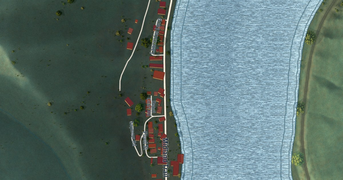 Map of Glen Ferris, West Virginia in 2026