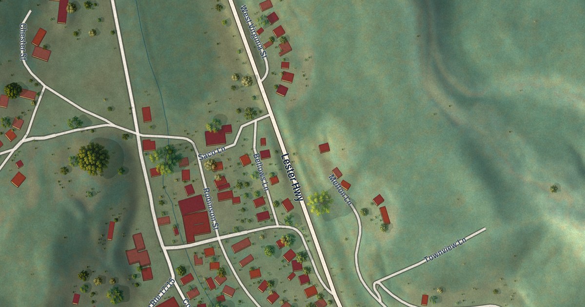 Map of Glen White, West Virginia in 2026