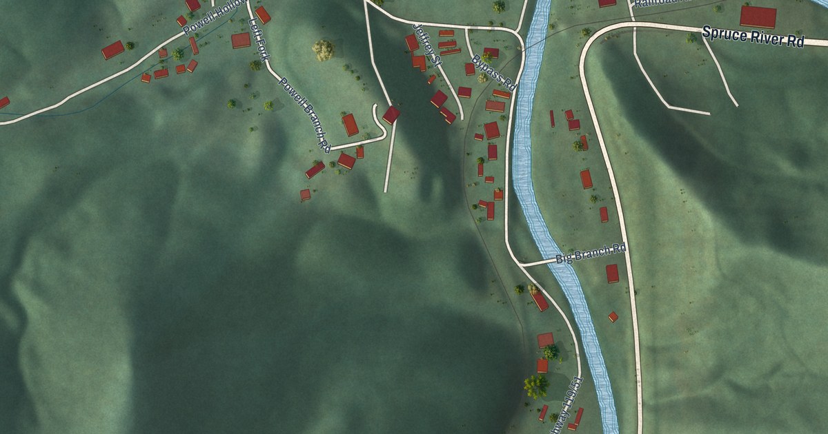 Map of Greenview, West Virginia in 2026