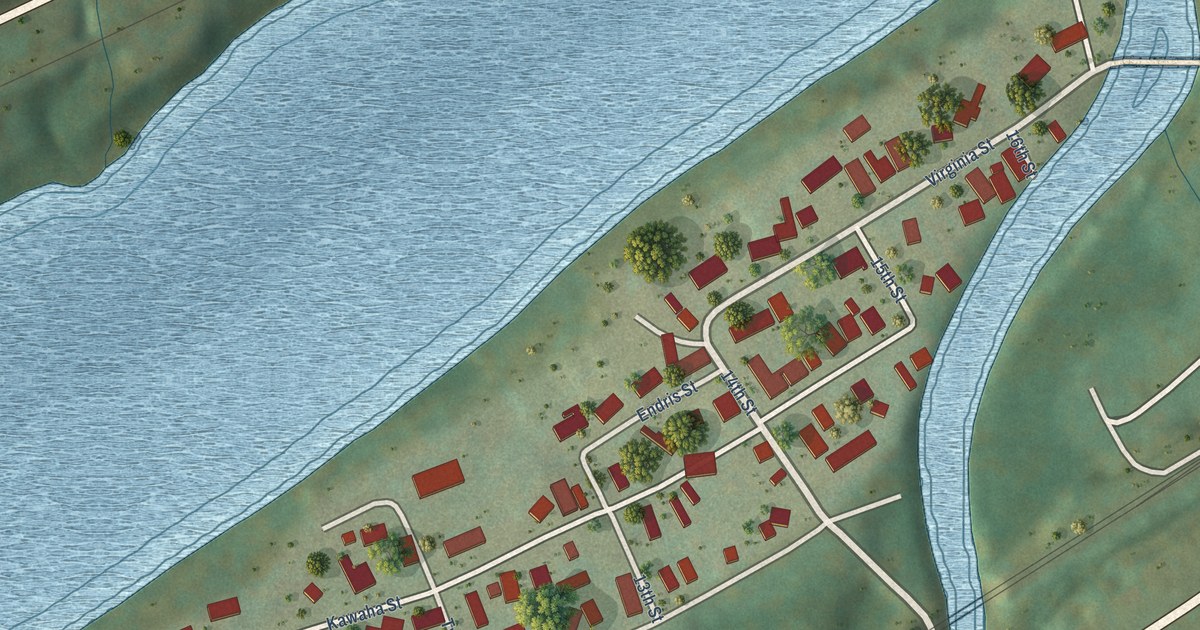 Map of Hansford, West Virginia in 2026