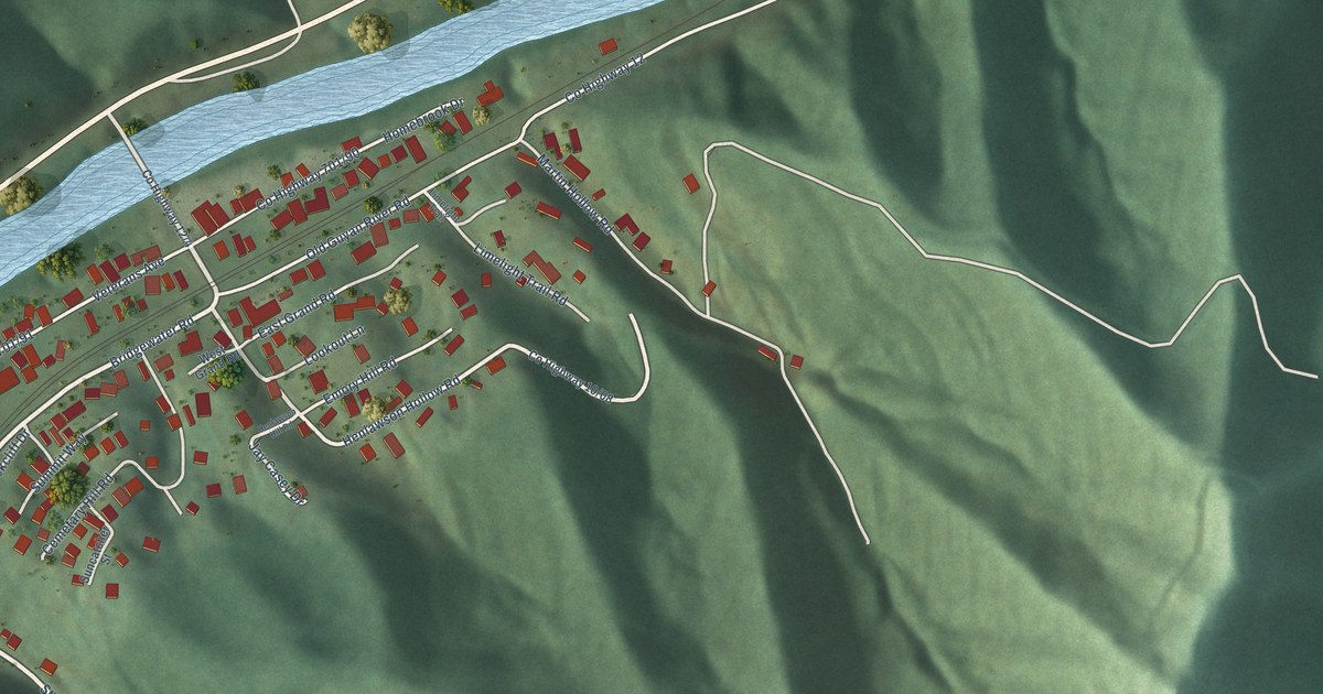 Map of Henlawson, West Virginia in 2026