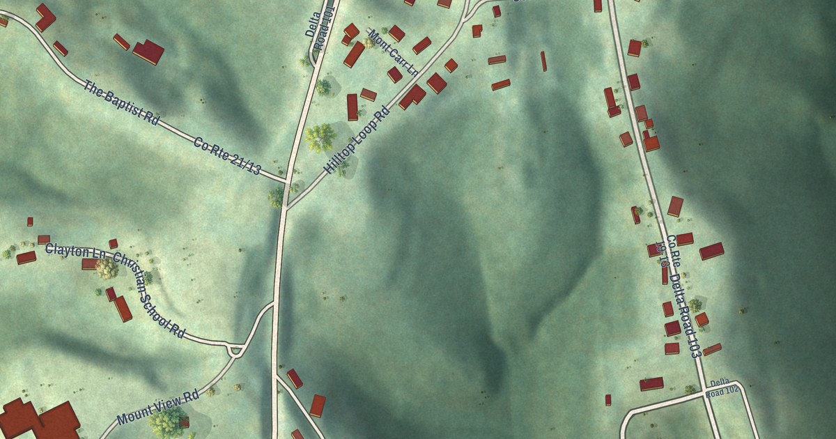 Map of Hilltop, West Virginia in 2026