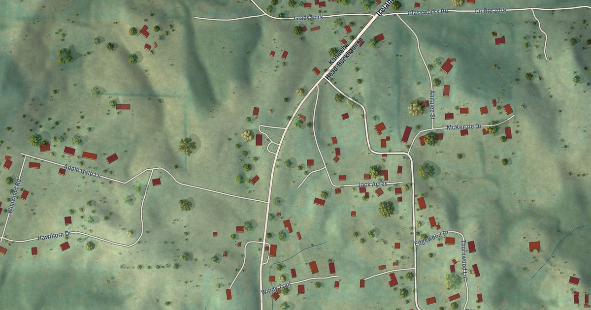 Map of Hinkleville, West Virginia in 2026
