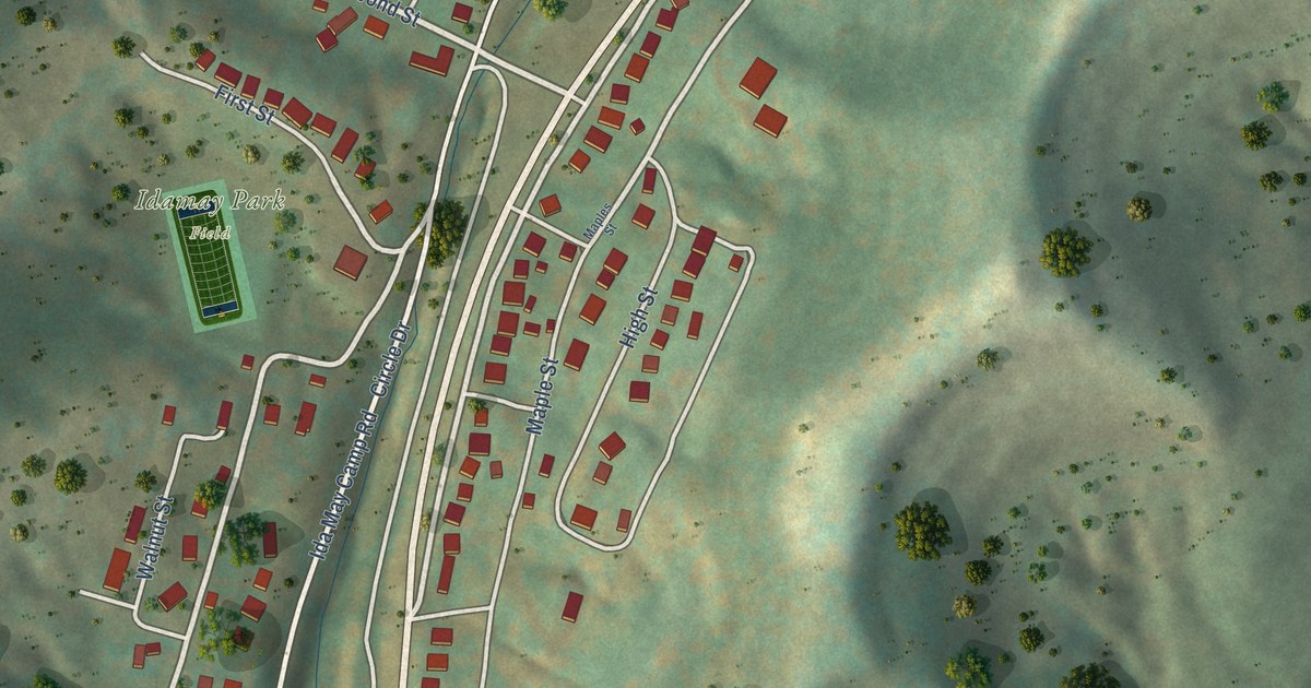 Map of Idamay, West Virginia in 2026