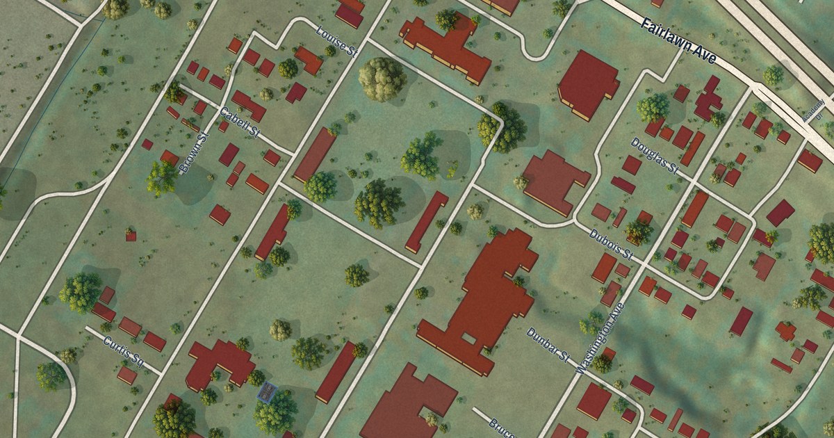 Map of Institute, West Virginia in 2026