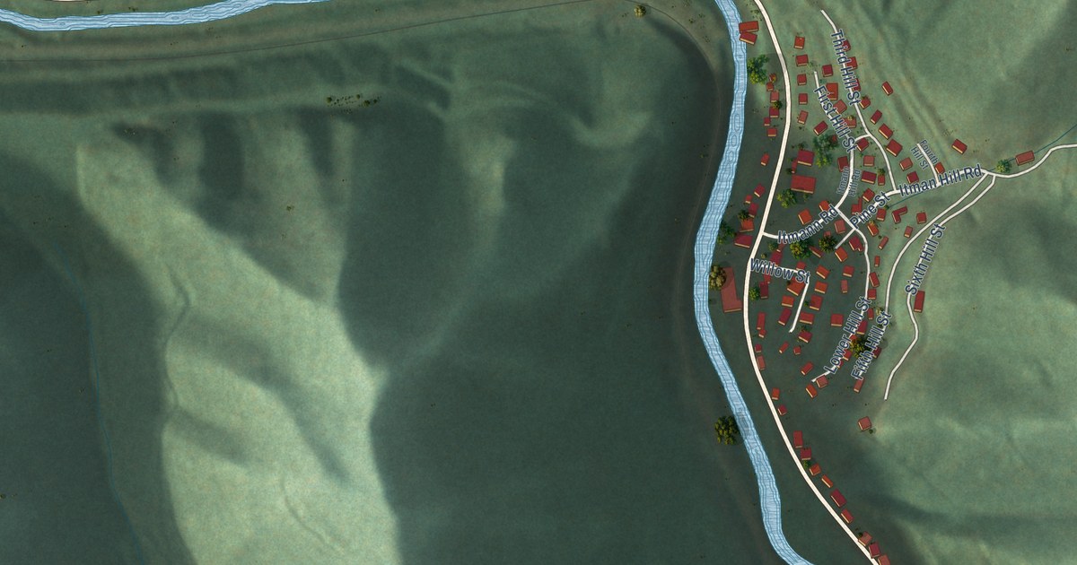 Map of Itmann, West Virginia in 2026