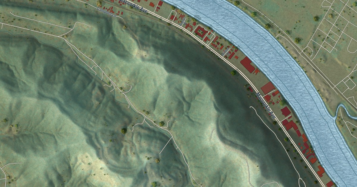 Map of Jefferson, West Virginia in 2026