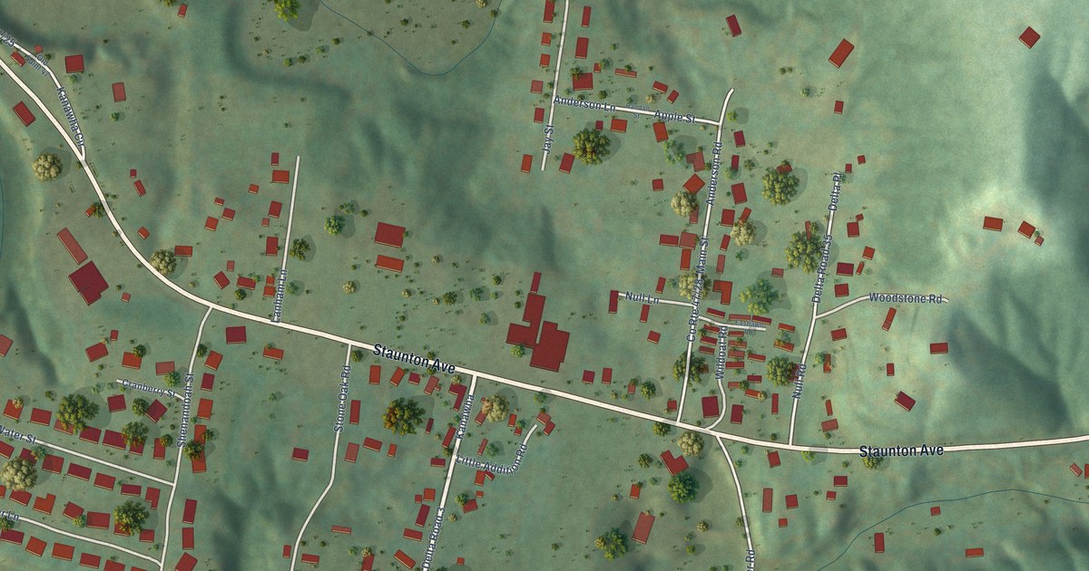 Map of Kanawha, West Virginia in 2026