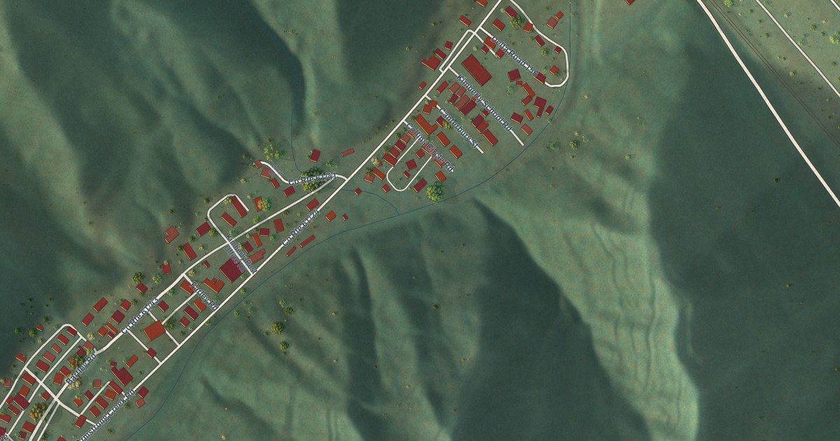 Map of Kimberly, West Virginia in 2026