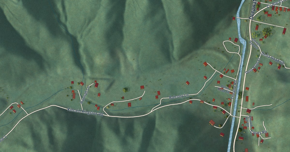 Map of Kincaid, West Virginia in 2026
