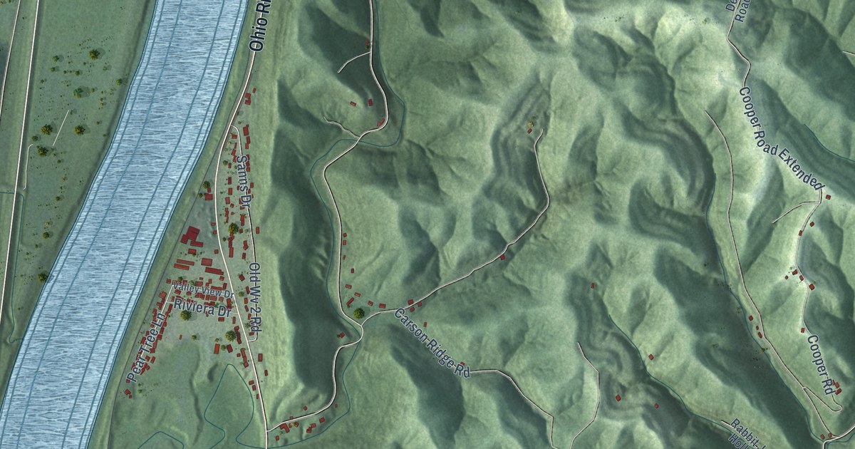 Map of Lesage, West Virginia in 2026