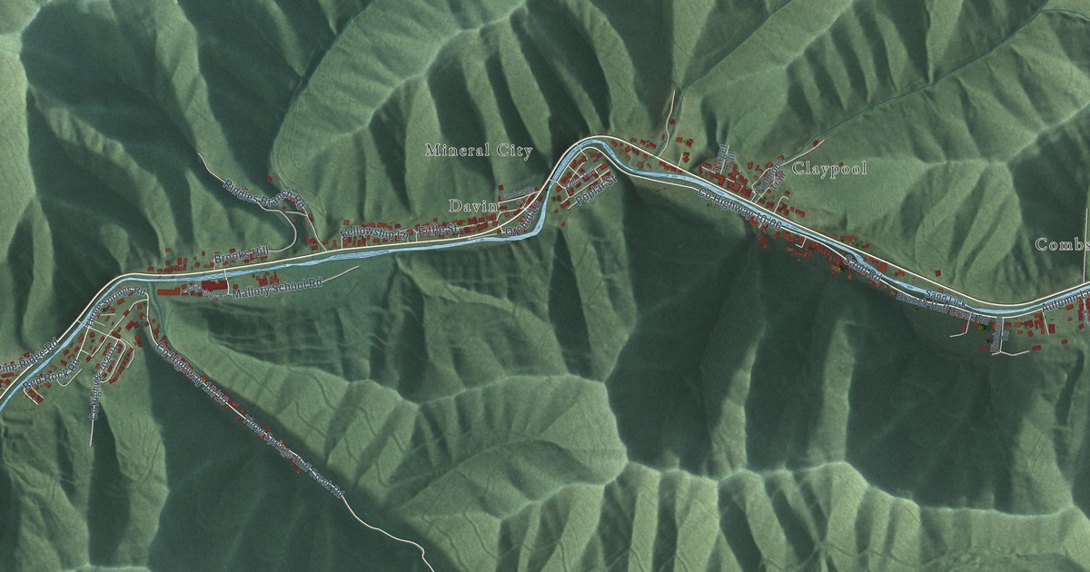 Map of Mallory, West Virginia in 2026