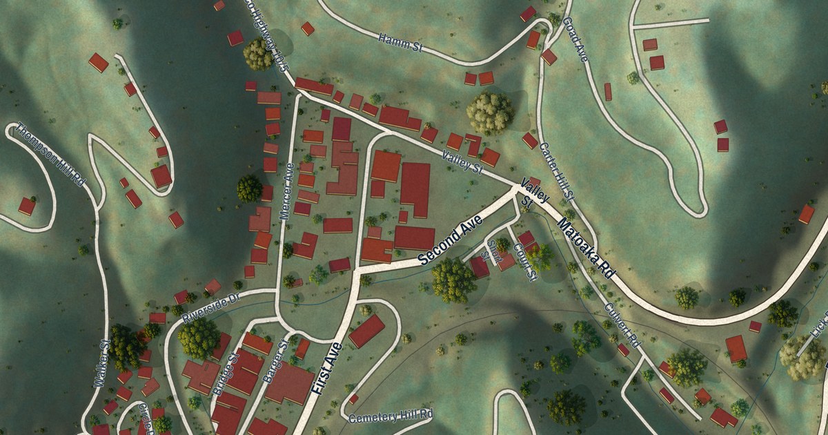 Map of Matoaka, West Virginia in 2026