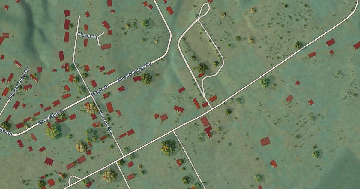 Map of Newark, West Virginia in 2026