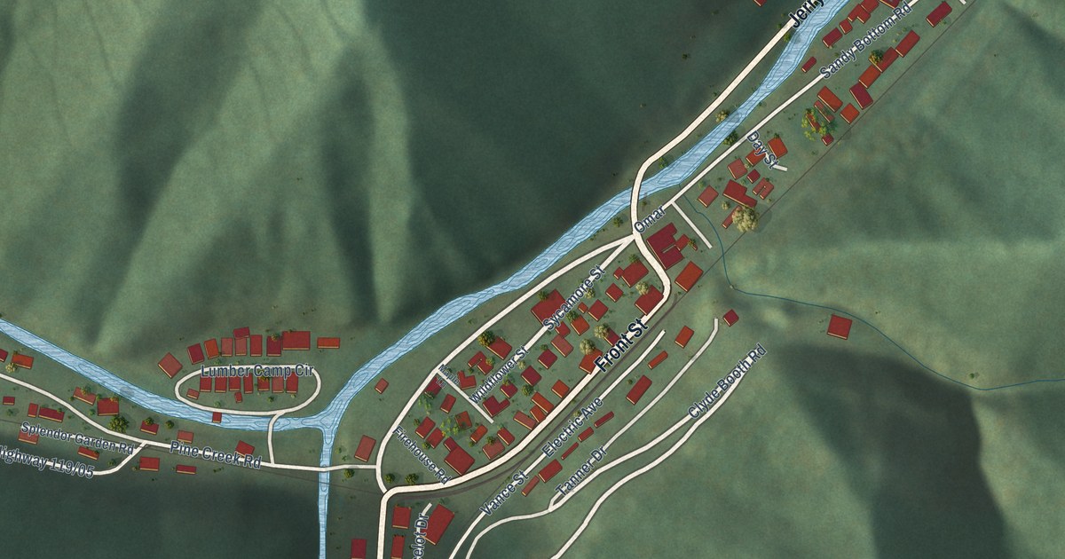 Map of Omar, West Virginia in 2026