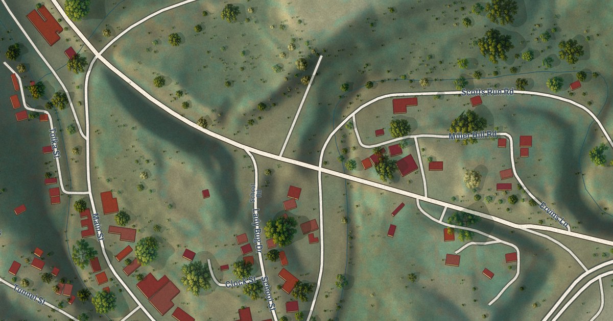 Map of Osage, West Virginia in 2026