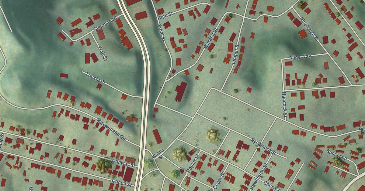 Map of Sprague, West Virginia in 2026