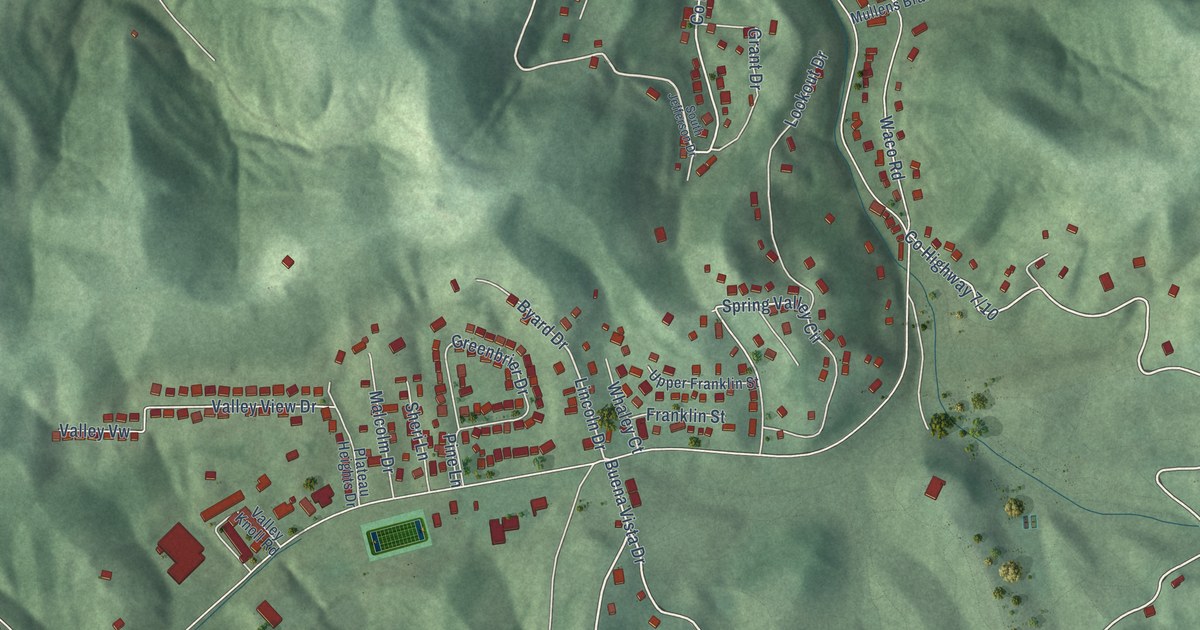 Detailed Map of Spring Valley, West Virginia
