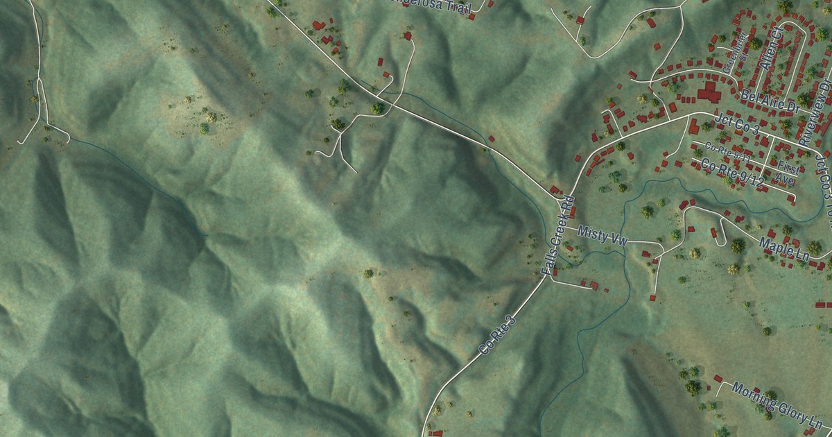 Map of Tornado, West Virginia in 2026