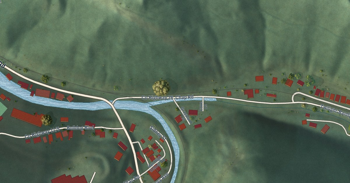 Map of Van, West Virginia in 2026