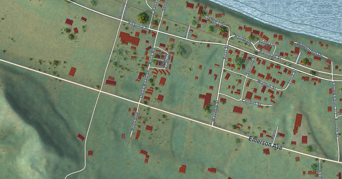 Map of Waverly, West Virginia in 2026