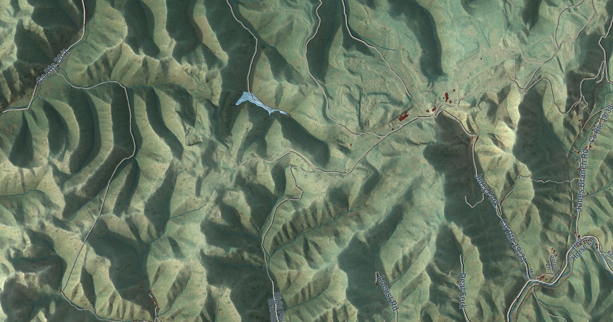 Detailed Map of Zela, West Virginia
