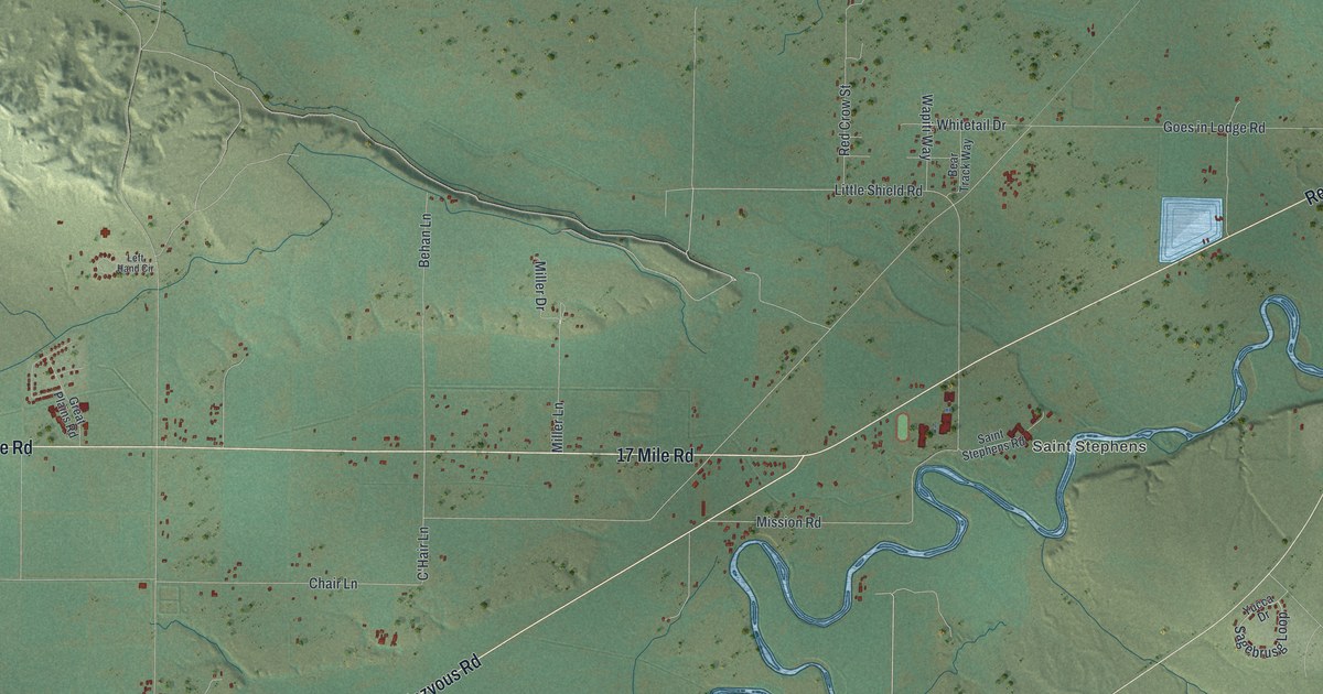 Map of Arapahoe, Wyoming in 2026
