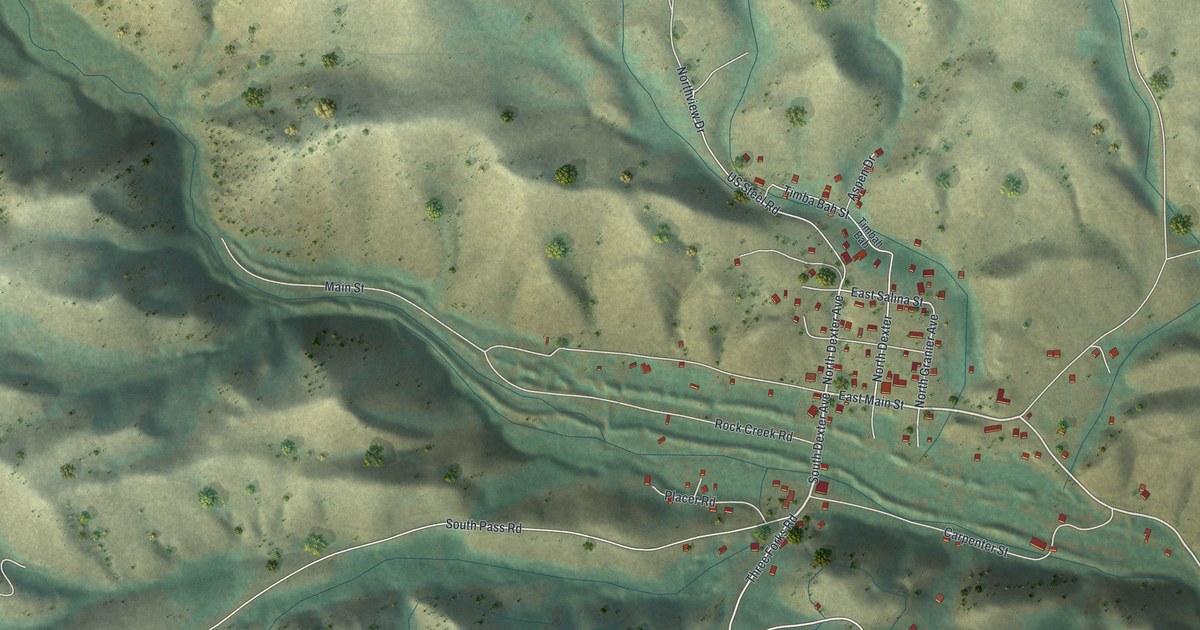 Map of Atlantic City, Wyoming in 2026
