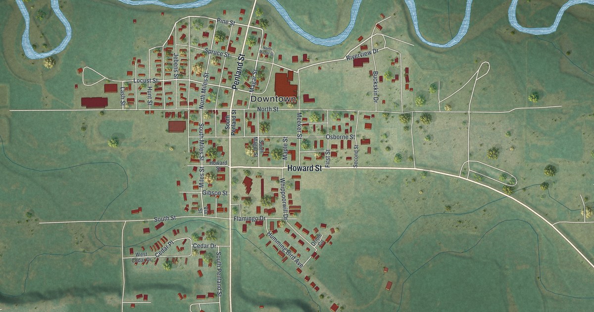 Map of Baggs, Wyoming in 2026