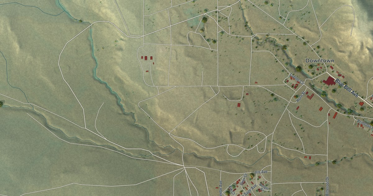 Map of Bairoil, Wyoming in 2026