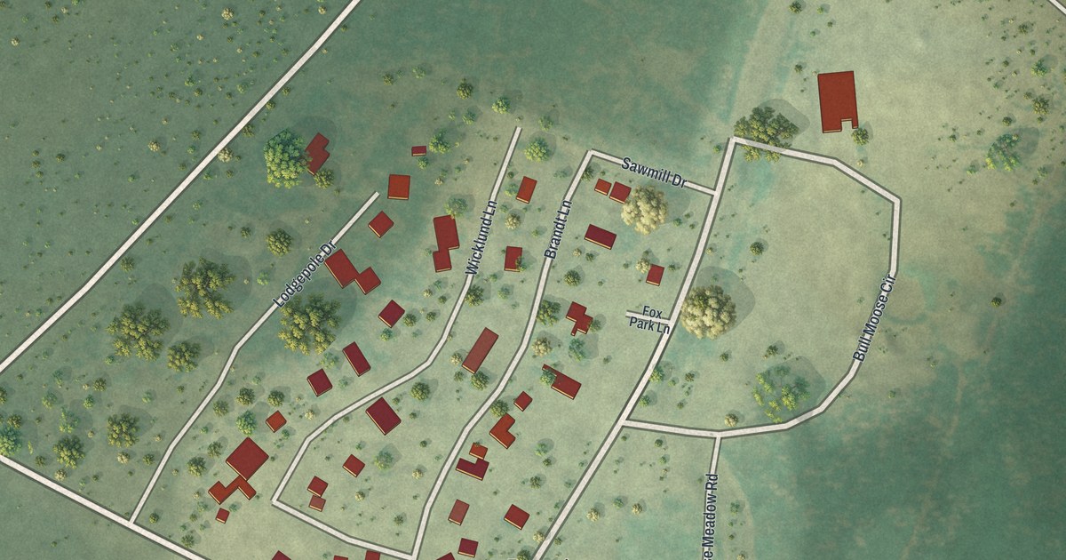 Map of Fox Park, Wyoming in 2026