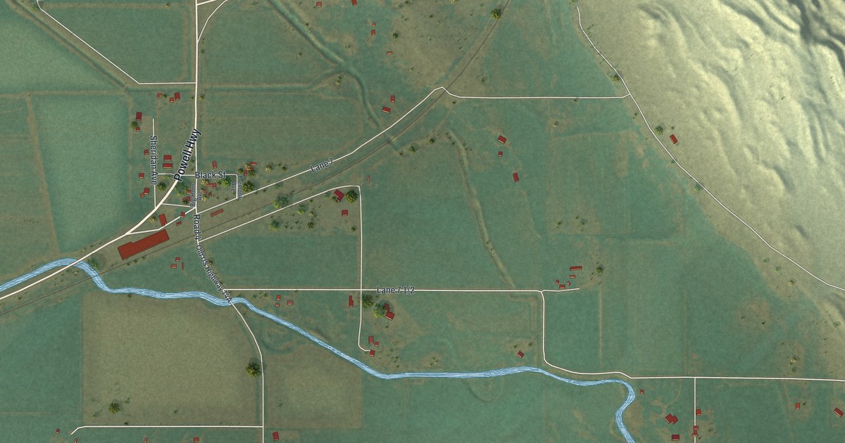 Map of Garland, Wyoming in 2026