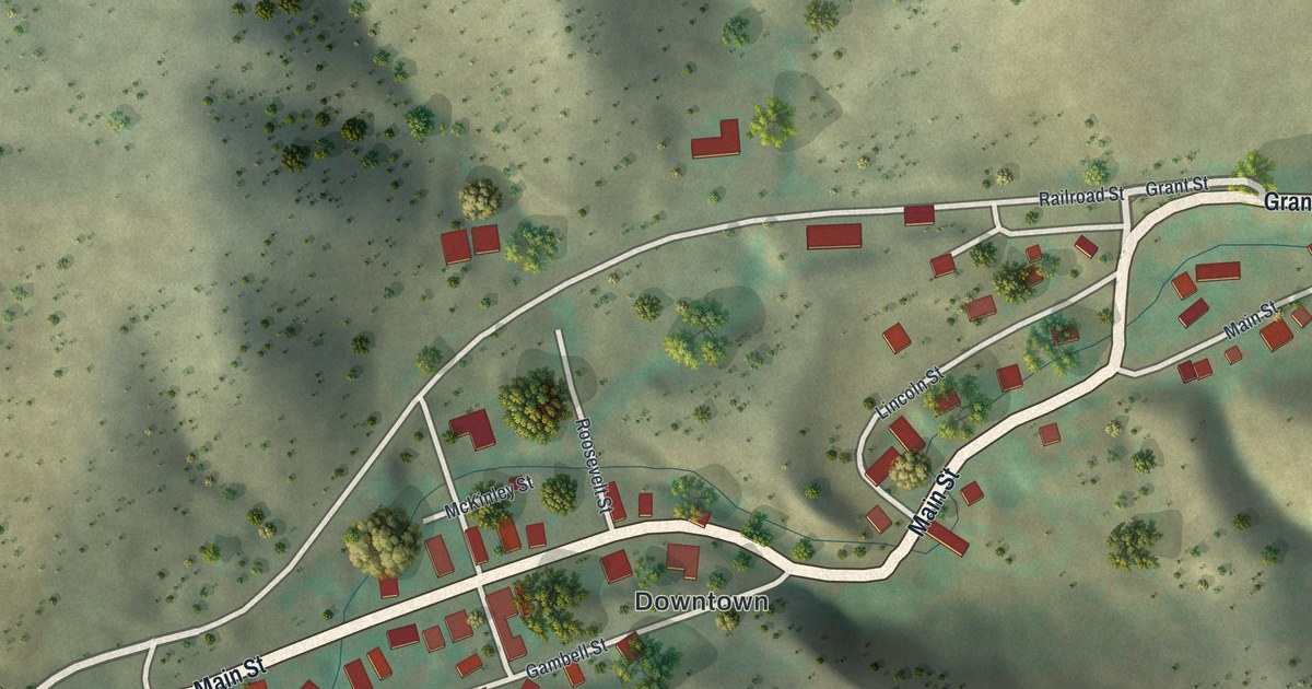 Map of Hartville, Wyoming in 2026