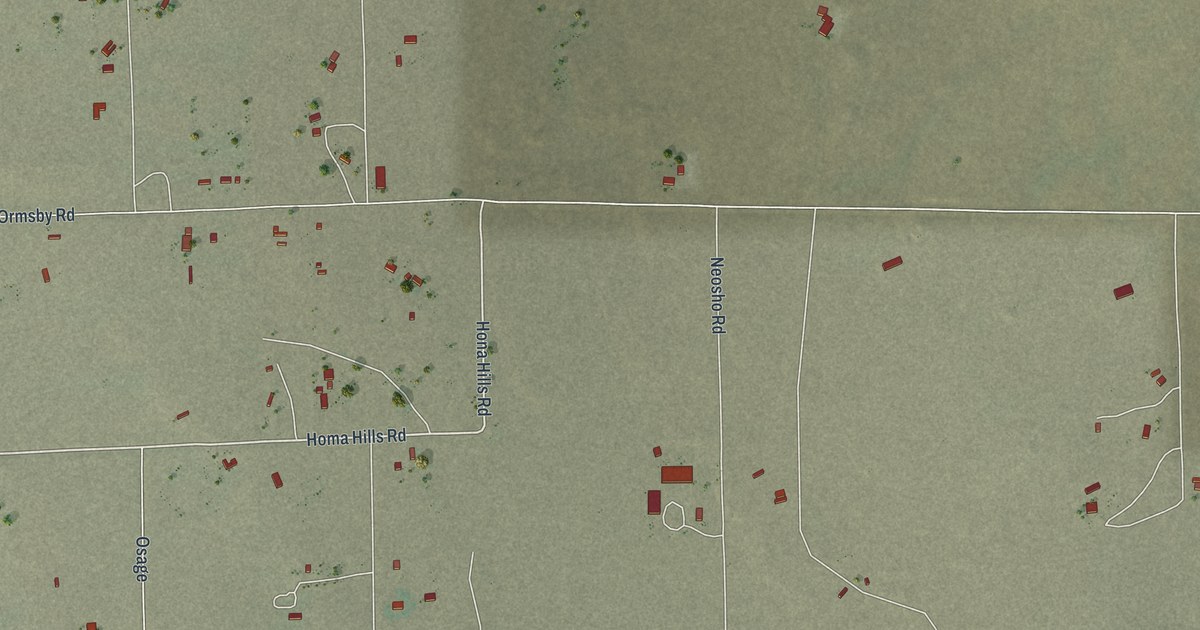 Map of Homa Hills, Wyoming in 2026