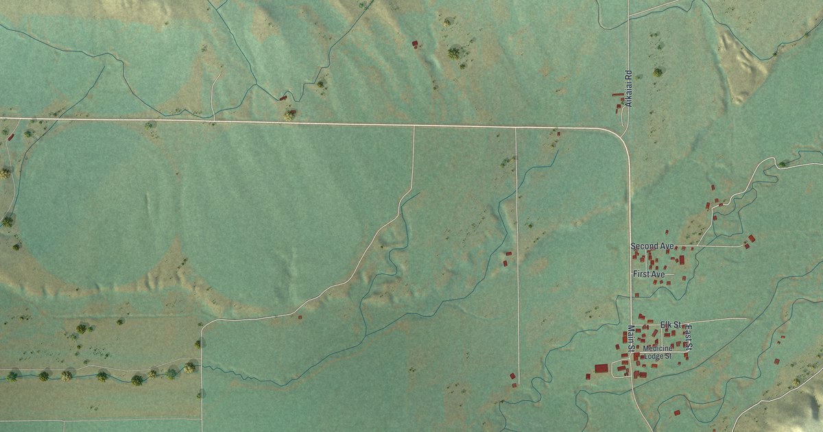 Map of Hyattville, Wyoming in 2026