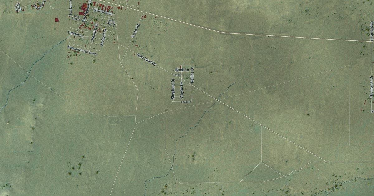 Map of Jeffrey City, Wyoming in 2026
